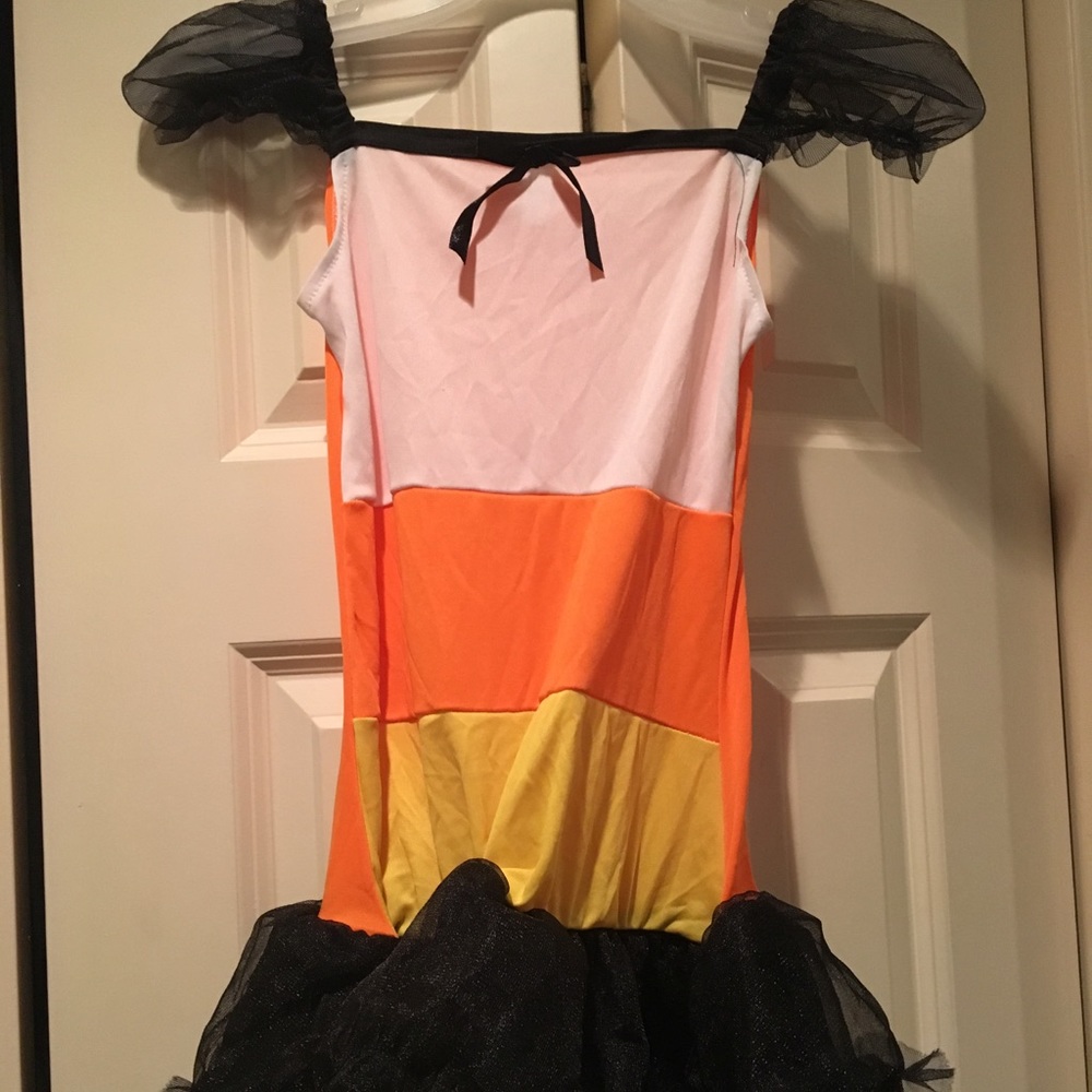 Candy Corn Ballerina Costume (M 8-10)